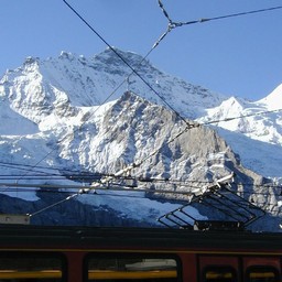 スイス・ユングフラウヨッホの登山列車