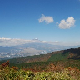 神奈川県・芦ノ湖・富士山(杓子峠)