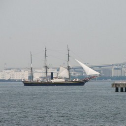 横浜市・横浜港・帆船