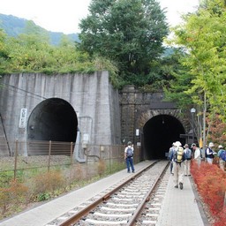 甲府市・大日影トンネル遊歩道