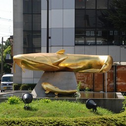 吉川市・金のなまず