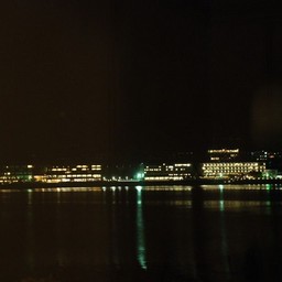 山梨県・河口湖(夜景)
