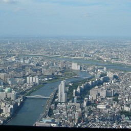 東京都・東京スカイツリーからの景色