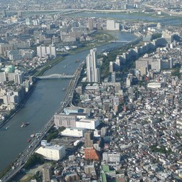 東京都・東京スカイツリーからの景色