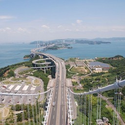 香川県坂出市与島町・瀬戸大橋