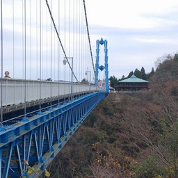 常陸太田市・竜神大吊橋