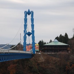常陸太田市・竜神大吊橋