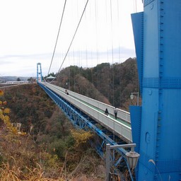 常陸太田市・竜神大吊橋