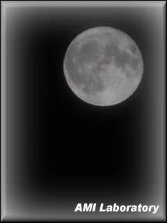 越谷市・夜の月